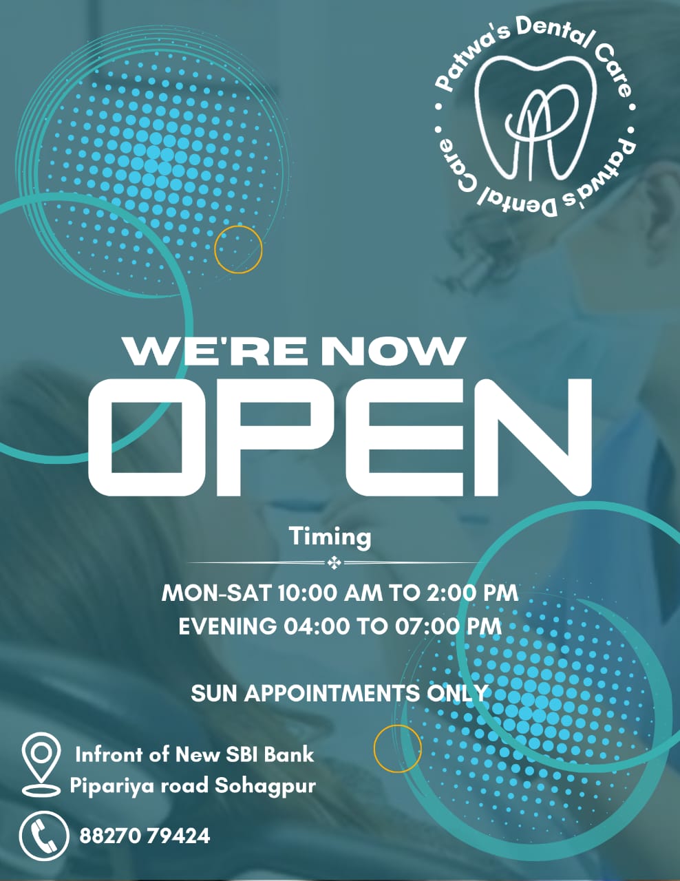 Patwa Dental We're Open