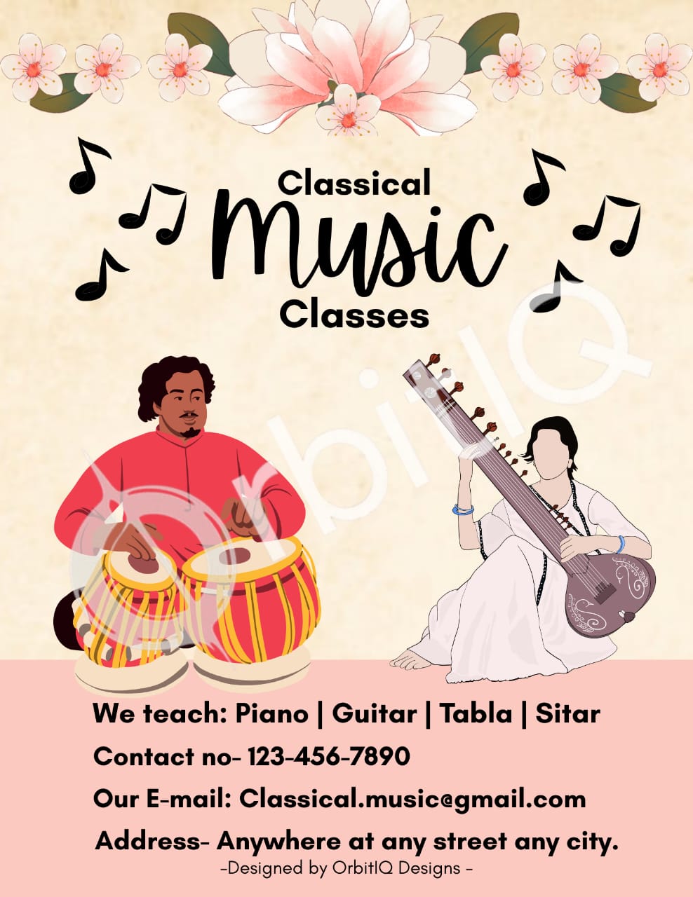 Classical Music Classes Design